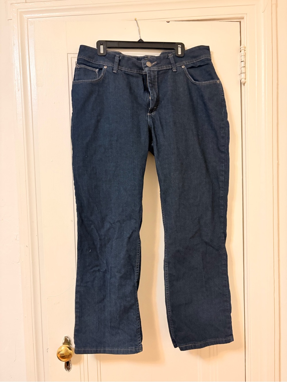 Lee Women's Straight-Leg Jeans in Dark Indigo